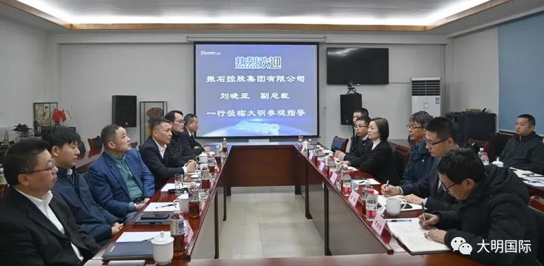 振石控股集团刘晓亚副总裁一行来访大明