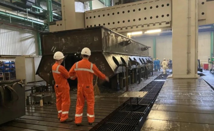 全球最大、国内首台海上风电安装船N966固桩架项目顺利交付