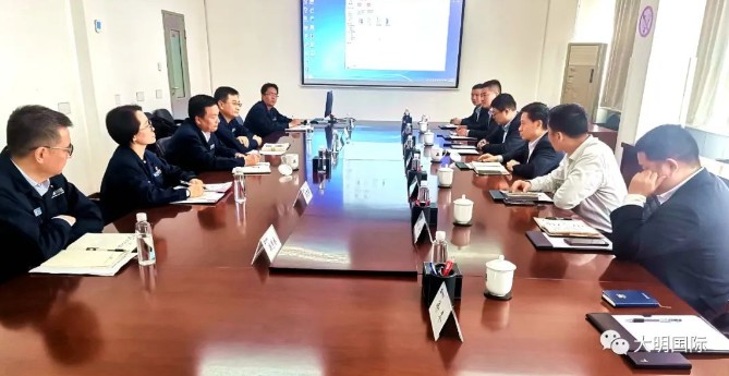 大明国际拜访承德钒钛