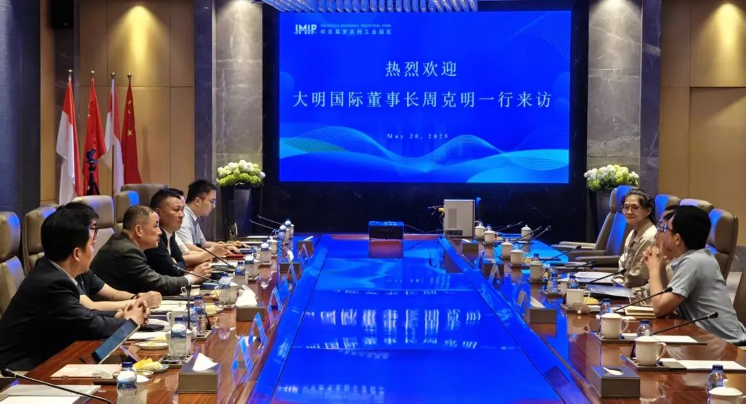 大明国际拜访青山集团印尼基地