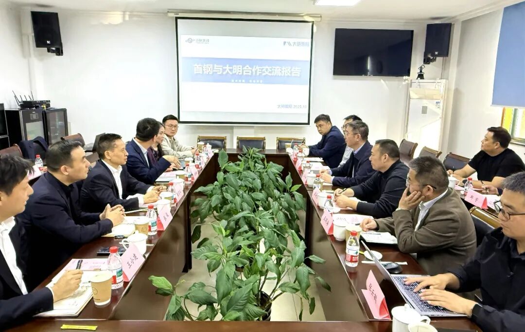 首钢股份副总经理徐海卫一行来访大明集团