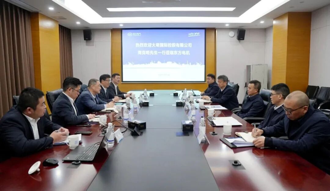 大明国际拜访东方电机