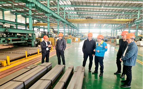 中建钢构武汉公司来访湖北大明