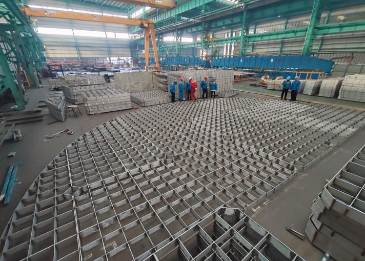 攻坚克难，高效履约！靖江大明顺利推进中化六建项目