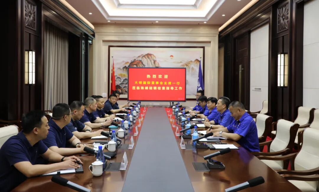 共谋产业链协同发展—大明国际拜访天津珠峰硅钢